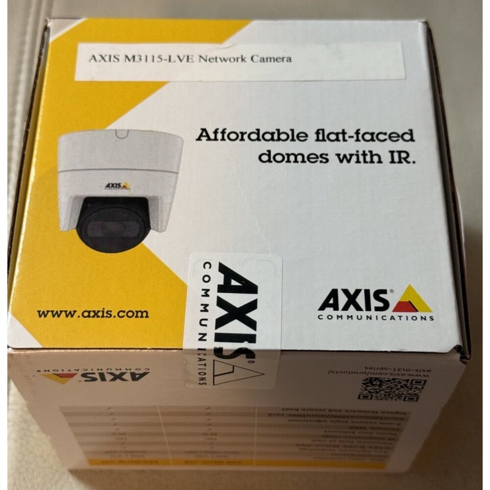 Axis M3115-LVE 2MP IR H.265 Outdoor Turret IP Security Network POE Dome Camera